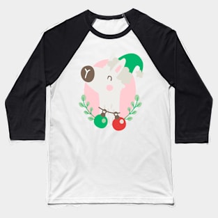 Christmas llama Baseball T-Shirt